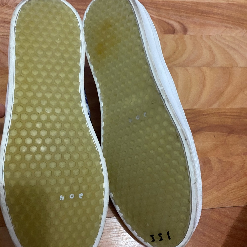 Celine Cobalt Canvas Slip On Sneakers Shoes - Picture 14 of 15